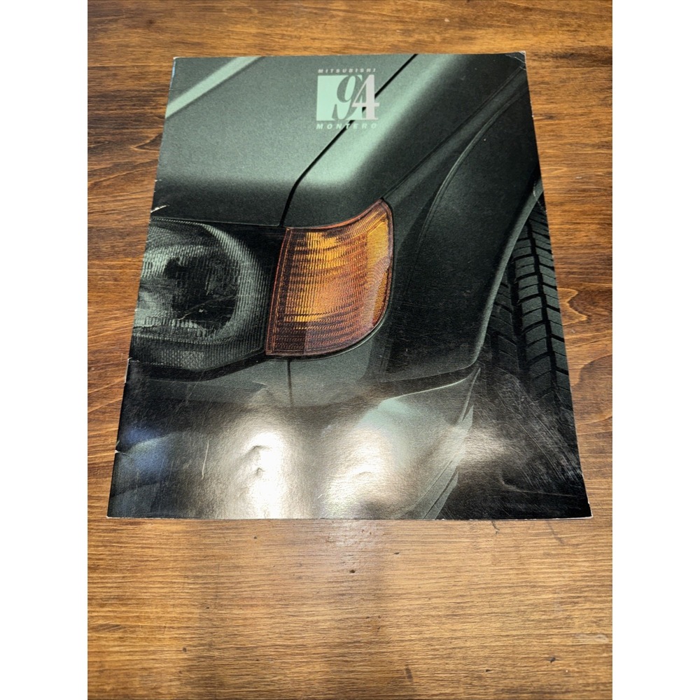 vintage 1994 Mitsubishi Montero SUV Car Brochure Catalog 9 1/2" x 12"